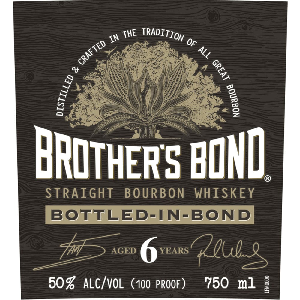 Brother's Bond Bottled in Bond Bourbon By Ian Somerhalder & Paul Wesley Bourbon Brother's Bond Distilling Company