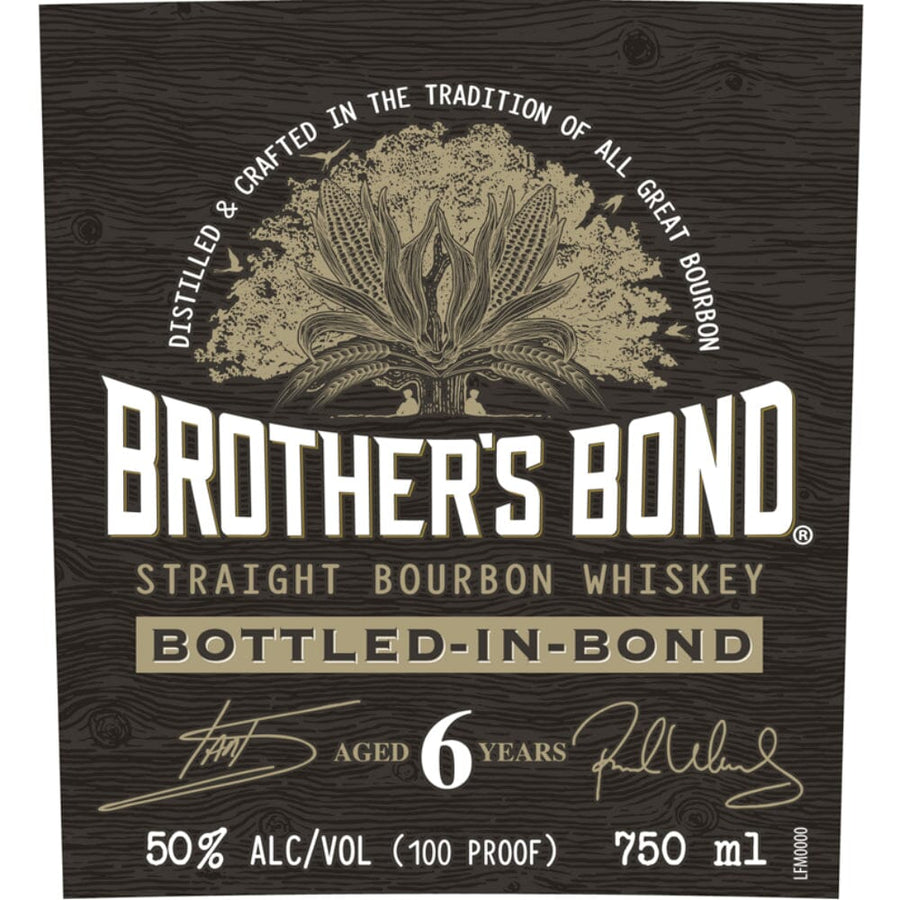 Brother's Bond Bottled in Bond Bourbon By Ian Somerhalder & Paul Wesley Bourbon Brother's Bond Distilling Company