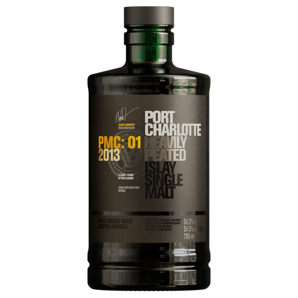 Bruichladdich Port Charlotte PMC:01 2013 Heavily Peated Single Malt Scotch Whisky Scotch Port Charlotte
