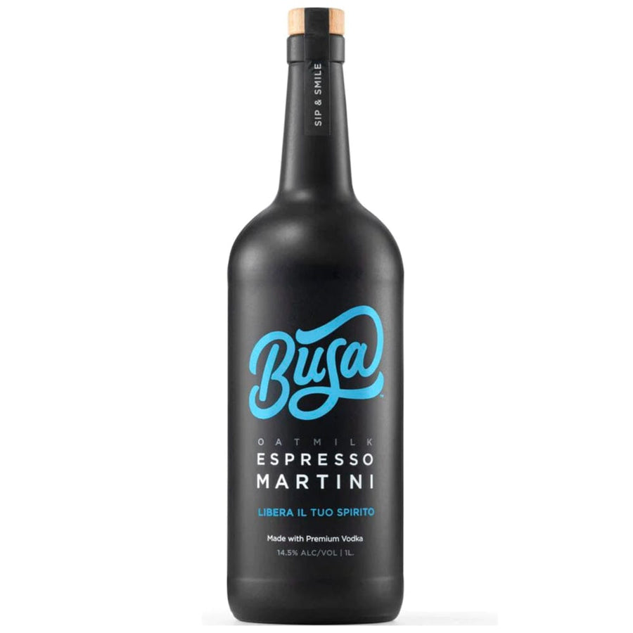 Busa Italian Espresso Martini Ready To Drink Cocktail 1L Vodka Busa