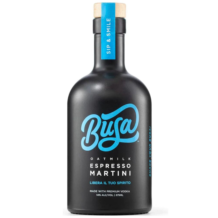 Busa Italian Espresso Martini Ready To Drink Cocktail 375ml Vodka Busa