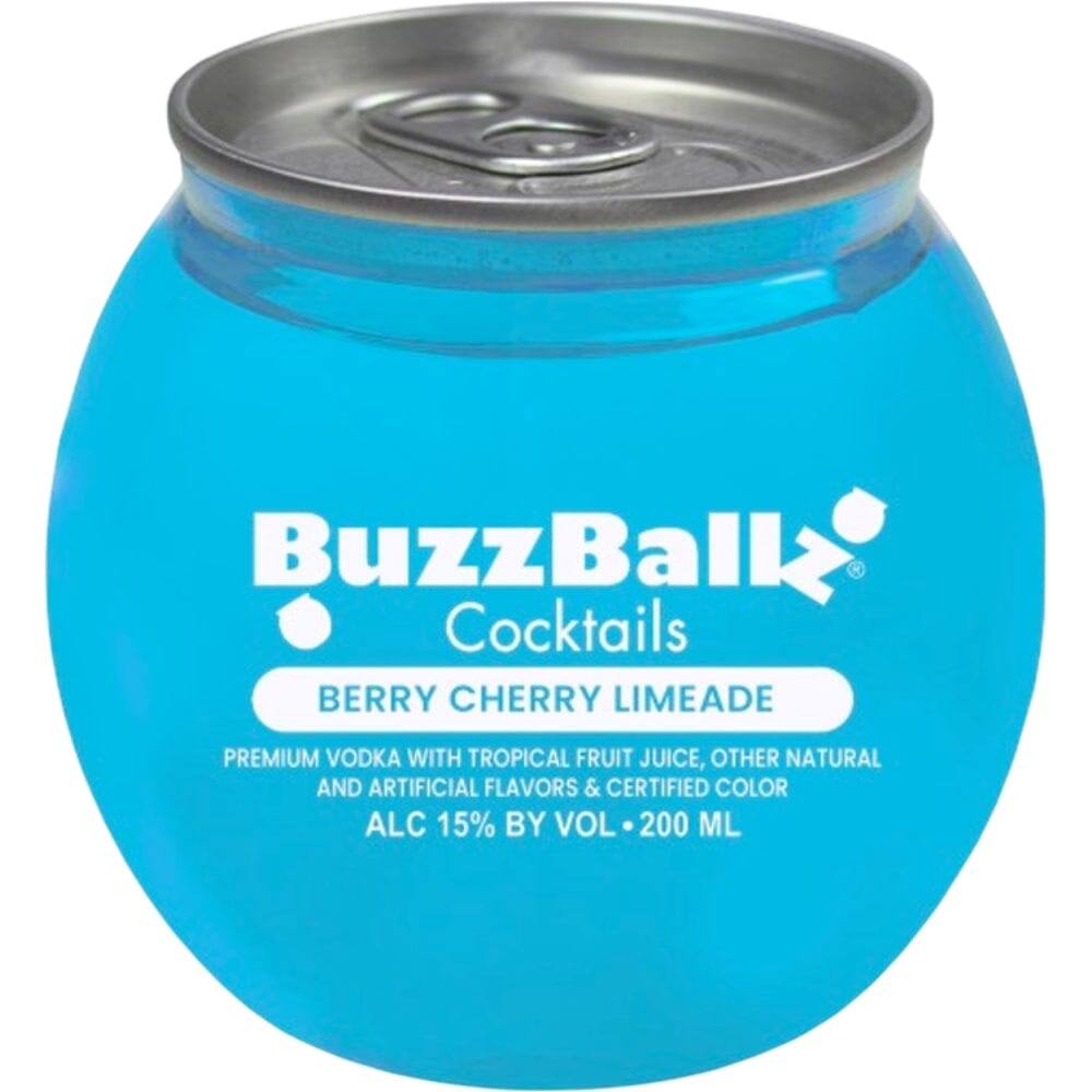 Buzzballz Berry Cherry Limeade Pre-Mixed Cocktails 4pk Ready-To-Drink Cocktails Buzzballz