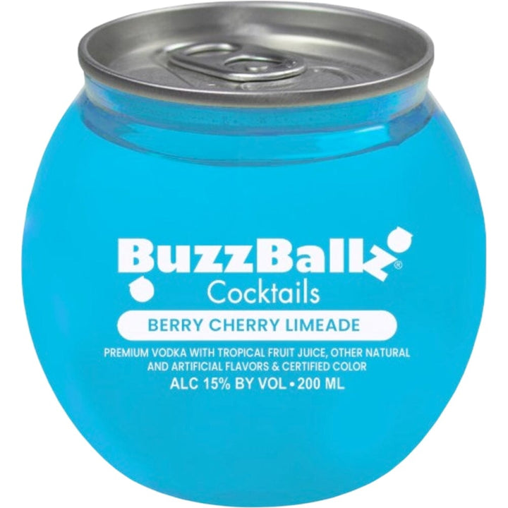 Buzzballz Berry Cherry Limeade Pre-Mixed Cocktails 4pk Ready-To-Drink Cocktails Buzzballz