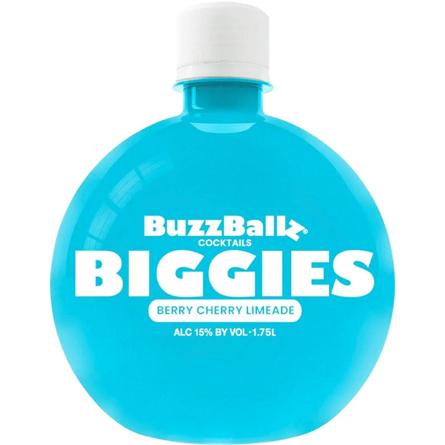 Buzzballz Biggies Berry Cherry Limeade Pre-Mixed Cocktails 1.75L Ready-To-Drink Cocktails Buzzballz