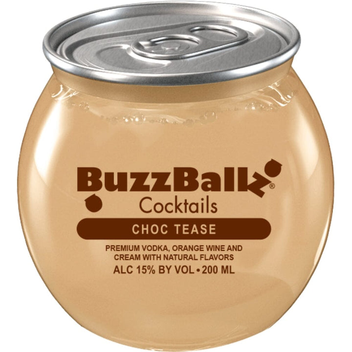Buzzballz Choc Tease Pre-Mixed Cocktails 4-Pack Ready-To-Drink Cocktails Buzzballz