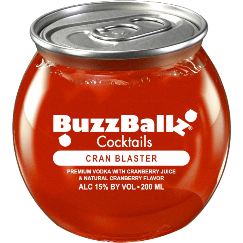 Buzzballz Cran Blaster Pre-Mixed Cocktails 4-Pack Ready-To-Drink Cocktails Buzzballz