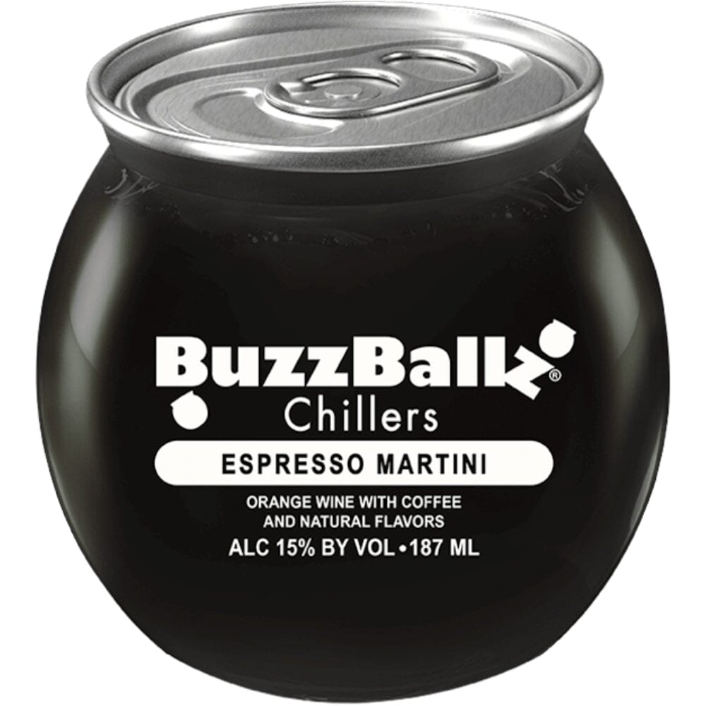 Buzzballz Espresso Martini Pre-Mixed Cocktails 4-Pack Ready-To-Drink Cocktails Buzzballz