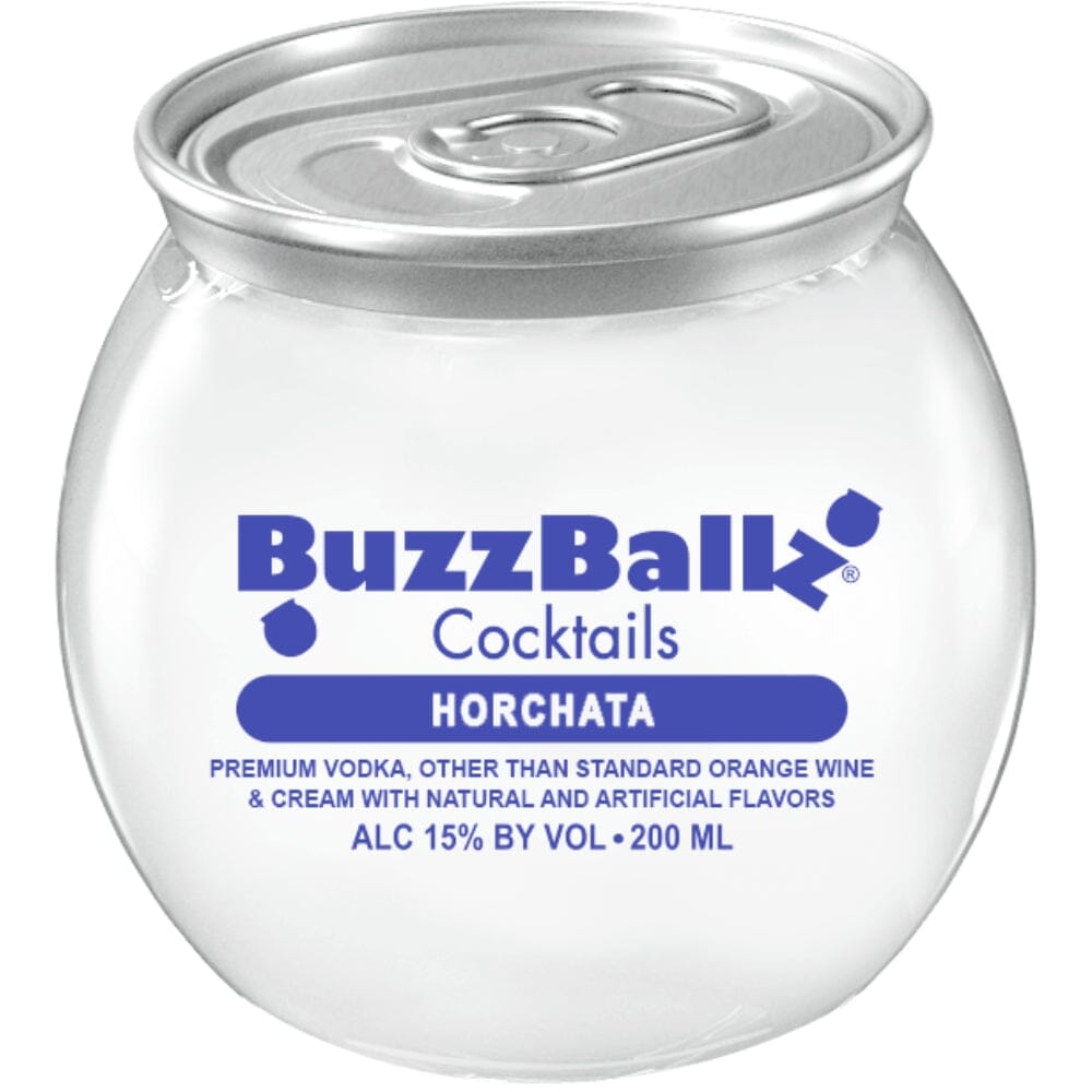 Buzzballz Horchata Pre-Mixed Cocktails 4-Pack Ready-To-Drink Cocktails Buzzballz
