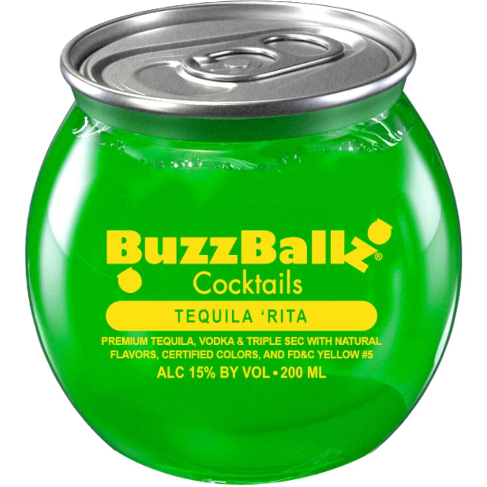 Buzzballz Tequila 'Rita Pre-Mixed Cocktails 4-Pack Ready-To-Drink Cocktails Buzzballz