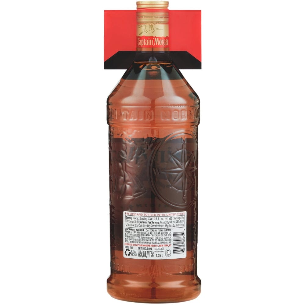 Captain Morgan 1.75L W/2 x 50ml 100 Proof Mini Bottles Rum Captain Morgan