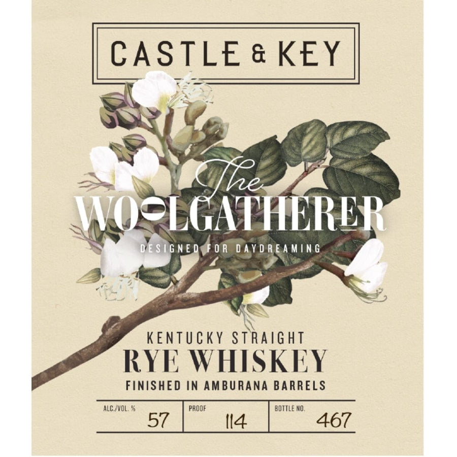 Castle & Key The Woolgatherer Rye Finished in Amburana Barrels Rye Whiskey Castle & Key