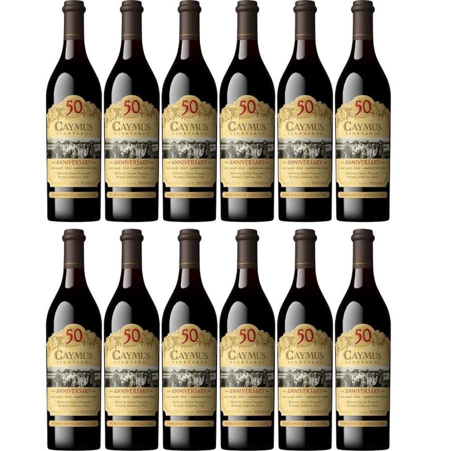 Caymus 50th Anniversary Napa Valley Cabernet Sauvignon 2022 12pk Wine Caymus Vineyards