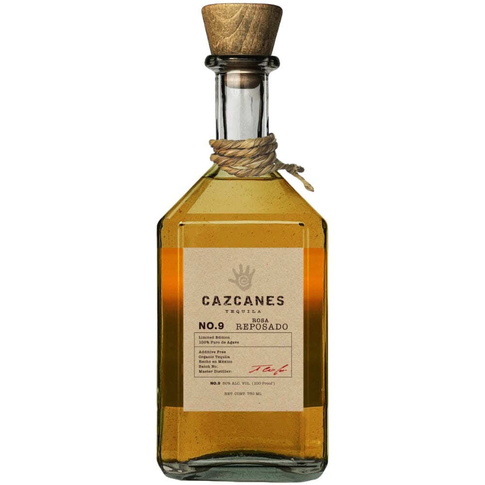 Cazcanes No. 9 Rosa Reposado Limited Edition 100 Proof Tequila Cazcanes Tequila
