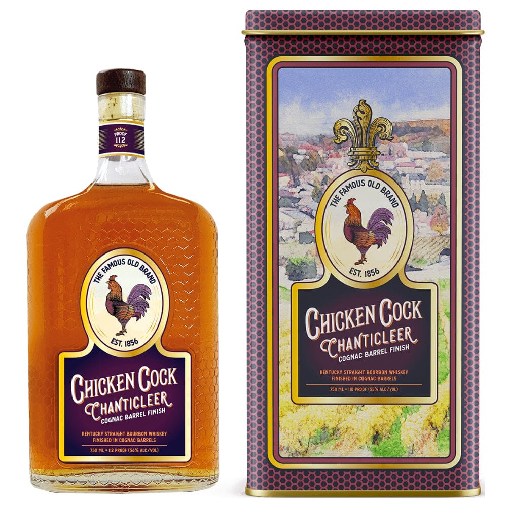 Chicken Cock Chanticleer Cognac Barrel Finish Annual Commemorative Tin 2nd Edition Cotton Club Bourbon Chicken Cock