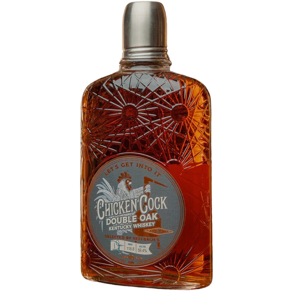 Chicken Cock Double Oak whiskey Selected by Seelbach’s American Whiskey Chicken Cock