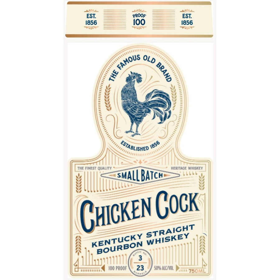 Chicken Cock Small Batch Kentucky Straight Bourbon Bourbon Chicken Cock