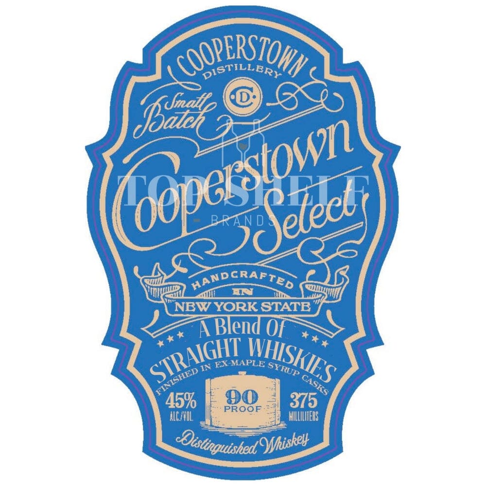 Cooperstown Select Bourbon Finished in Maple Syrup Casks Blended Whiskey Cooperstown Distillery