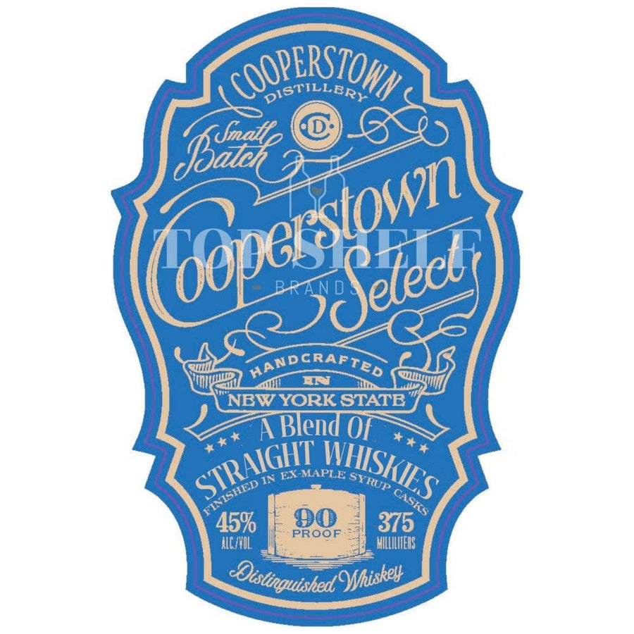 Cooperstown Select Bourbon Finished in Maple Syrup Casks Blended Whiskey Cooperstown Distillery