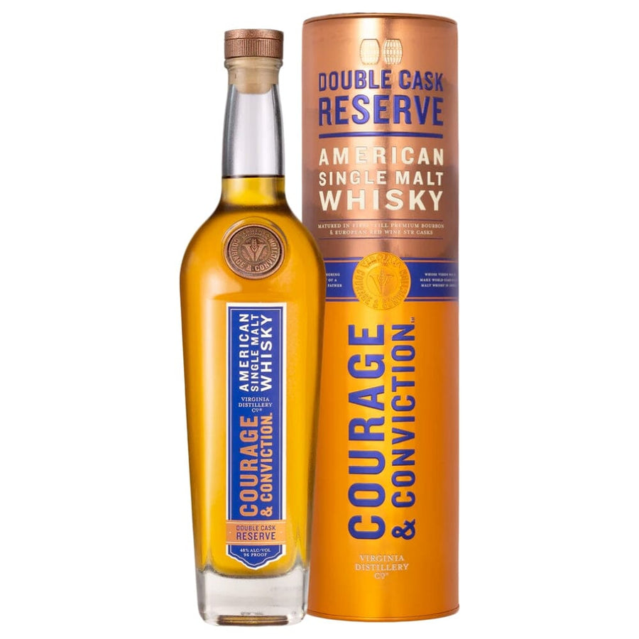 Courage & Conviction Double Cask Reserve American Single Malt Whiskey Virginia Distillery Co.
