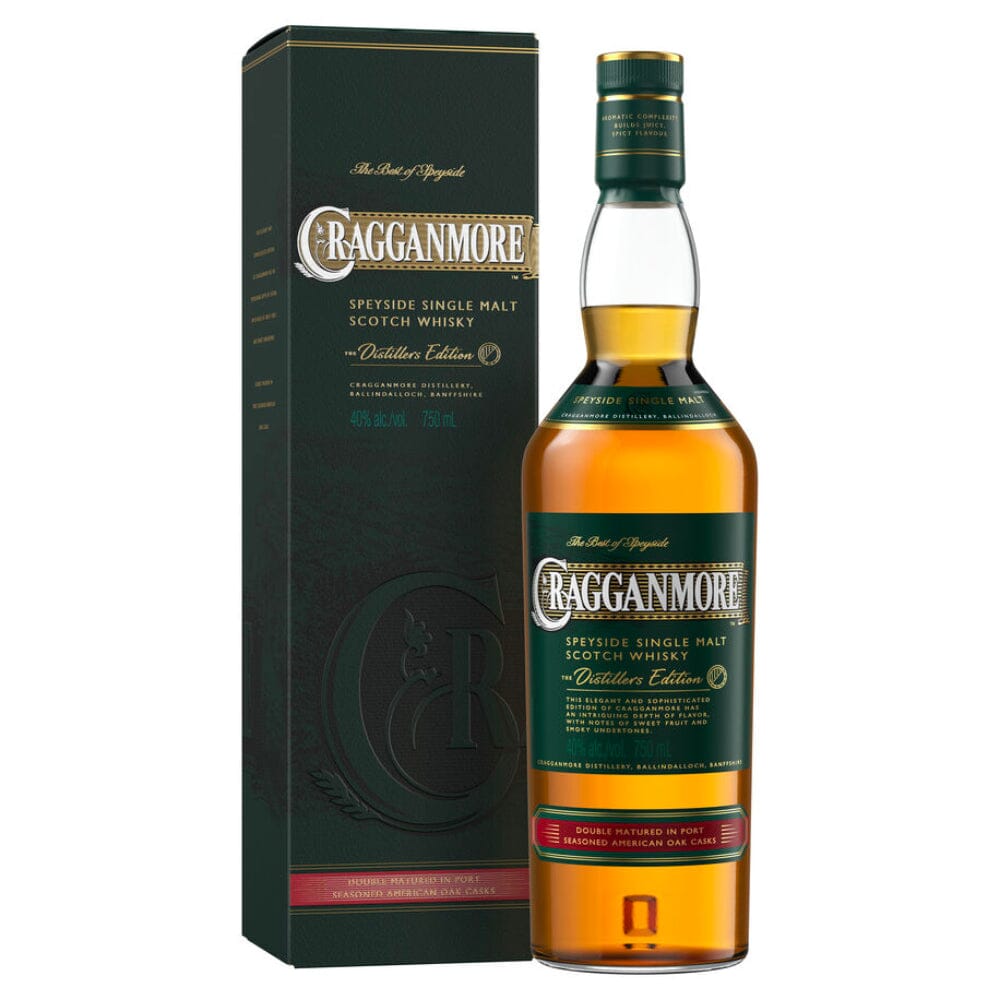Cragganmore The Distiller's Edition 2023 Double Matured in Port Seasoned American Oak Casks Scotch Cragganmore