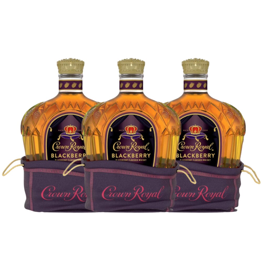 Crown Royal Blackberry Flavored Whisky 3pk Flavored Whiskey Crown Royal