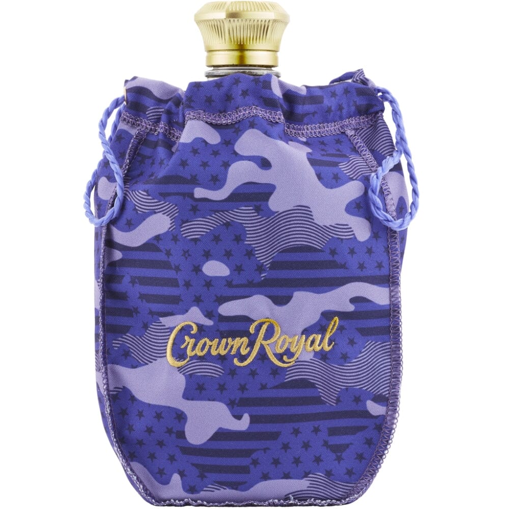 Crown Royal Limited Edition Purple Camo Bag Canadian Whisky Crown Royal