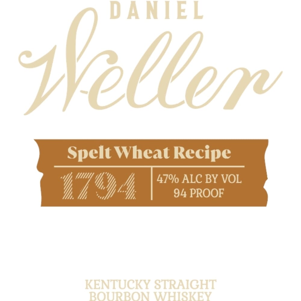 Daniel Weller Spelt Wheat Recipe 1794 Bourbon W.L. Weller