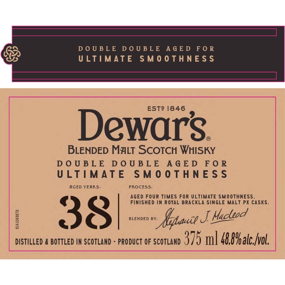 Dewar's Double Double 38 Year Old 375ml Scotch Dewar's