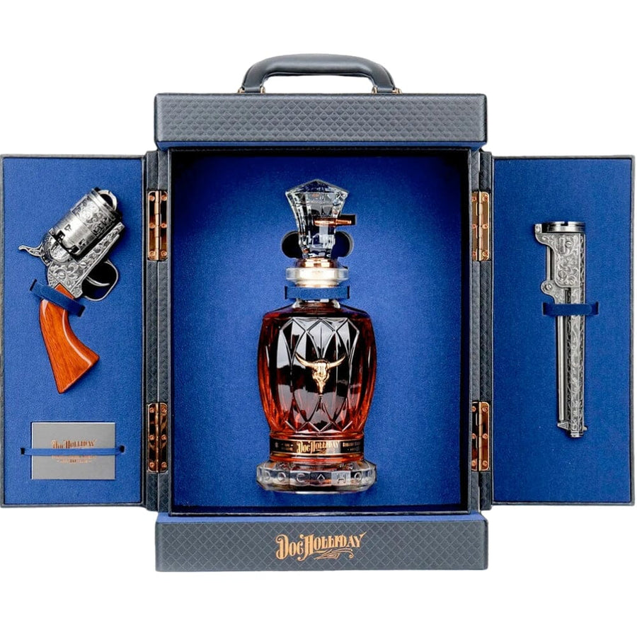 Doc Holliday Gift Set With Revolver 10 Year Bourbon Whiskey Bourbon Doc Holliday