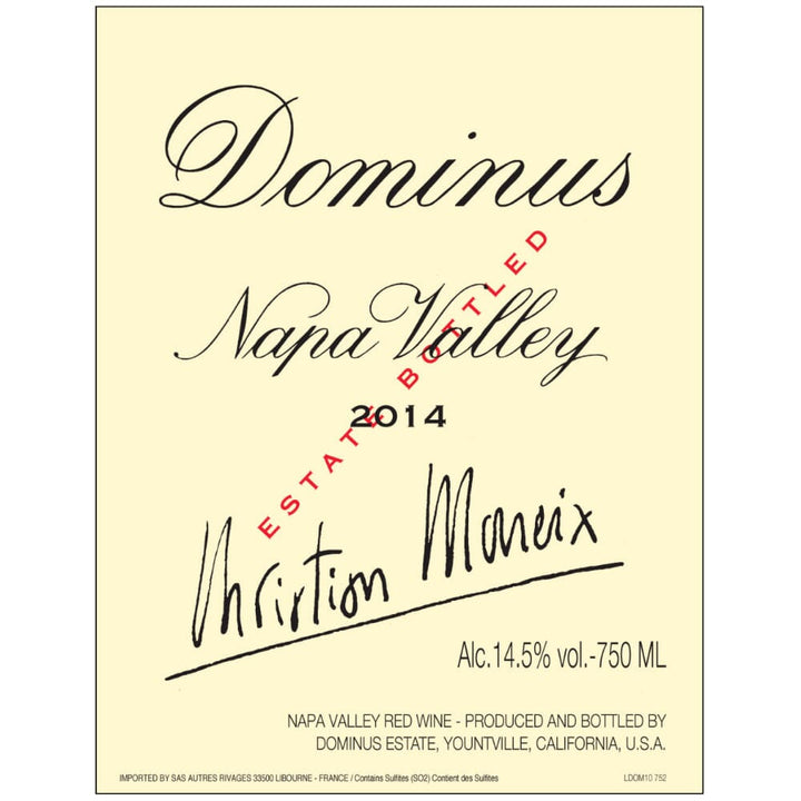 Dominus Estate Napa Valley 2014 750ml Wine Dominus Estate