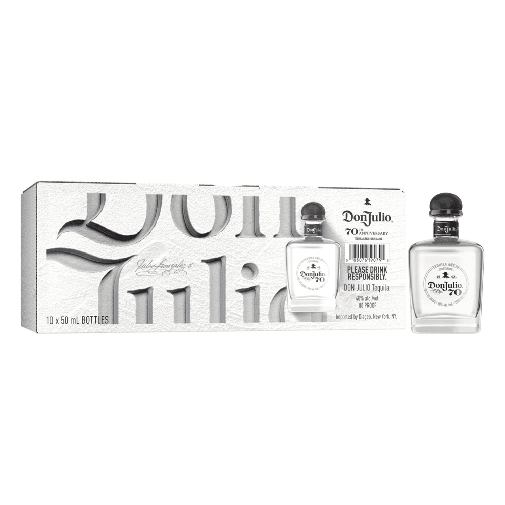 Buy Don Julio 70 Añejo Claro Tequila 50ml 10PK Online | SipWhiskey
