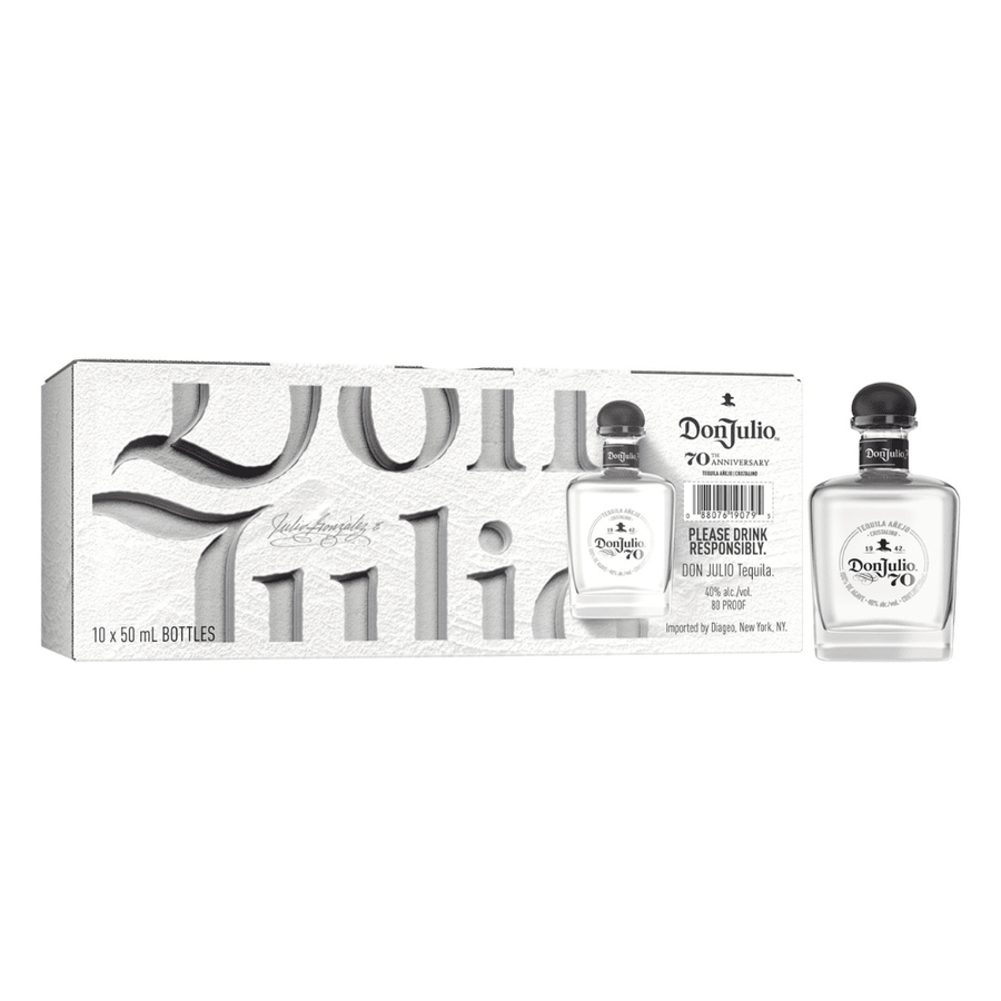 Don Julio 70 Añejo Claro Tequila 50ml 10PK Tequila Don Julio Tequila
