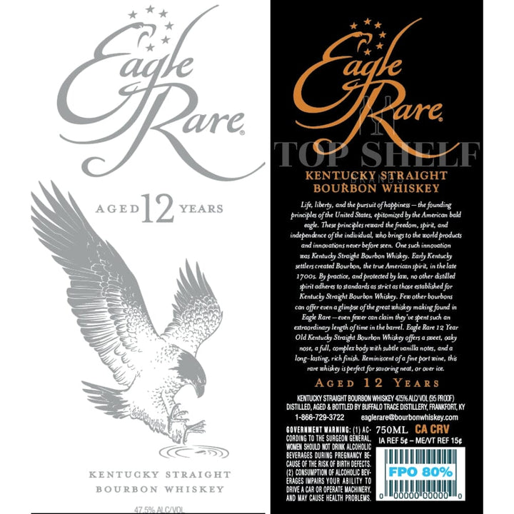 Eagle Rare 12 Year Old Bourbon Bourbon Eagle Rare