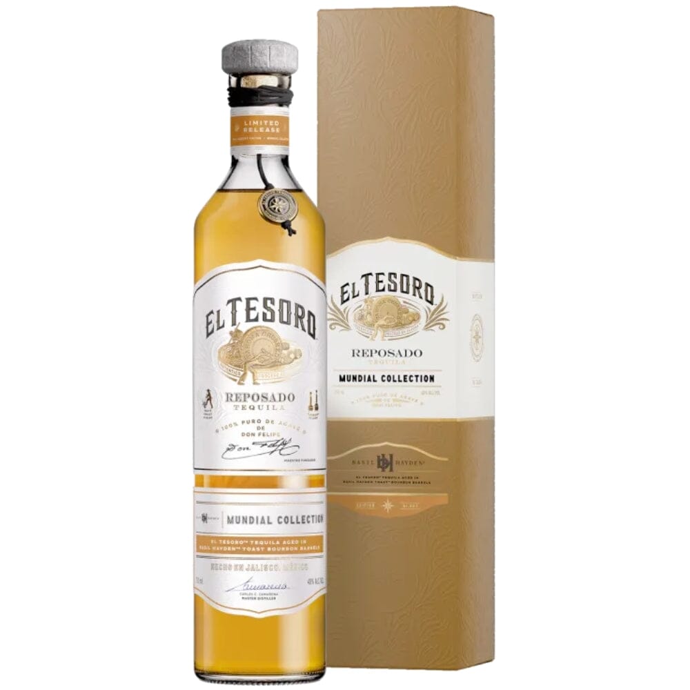 El Tesoro Mundial Collection: Basil Hayden Toast Edition Reposado Tequila Tequila El Tesoro Tequila