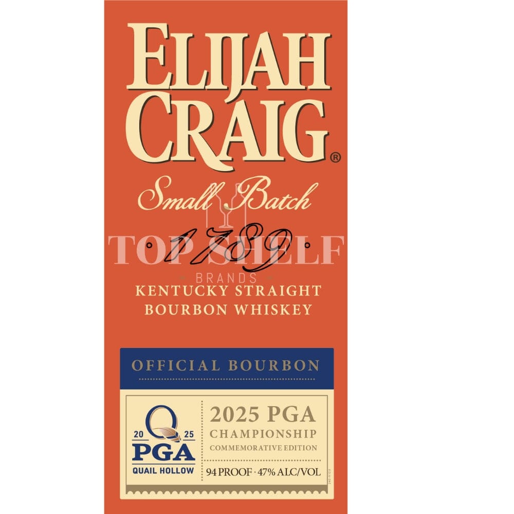 Elijah Craig 2025 PGA Championship Commemorative Edition Bourbon Elijah Craig