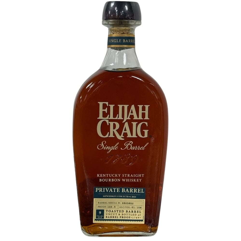 Elijah Craig Toasted Barrel Privately Selected by Sip Whiskey 122.3 Proof Bourbon Elijah Craig