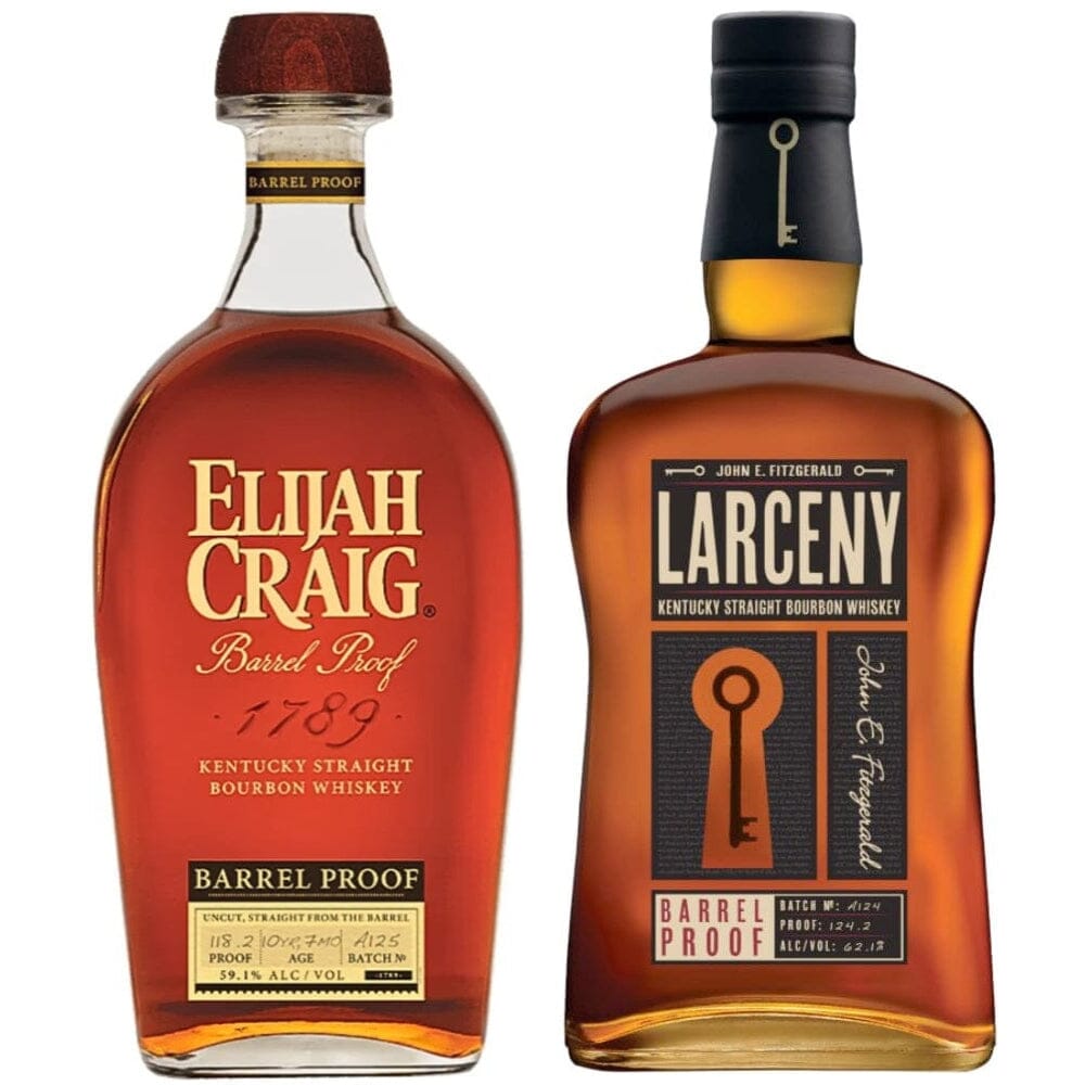 Elijah Craig & Larceny Barrel Proof Batch #A125 Bundle Bourbon Heaven Hill Distillery