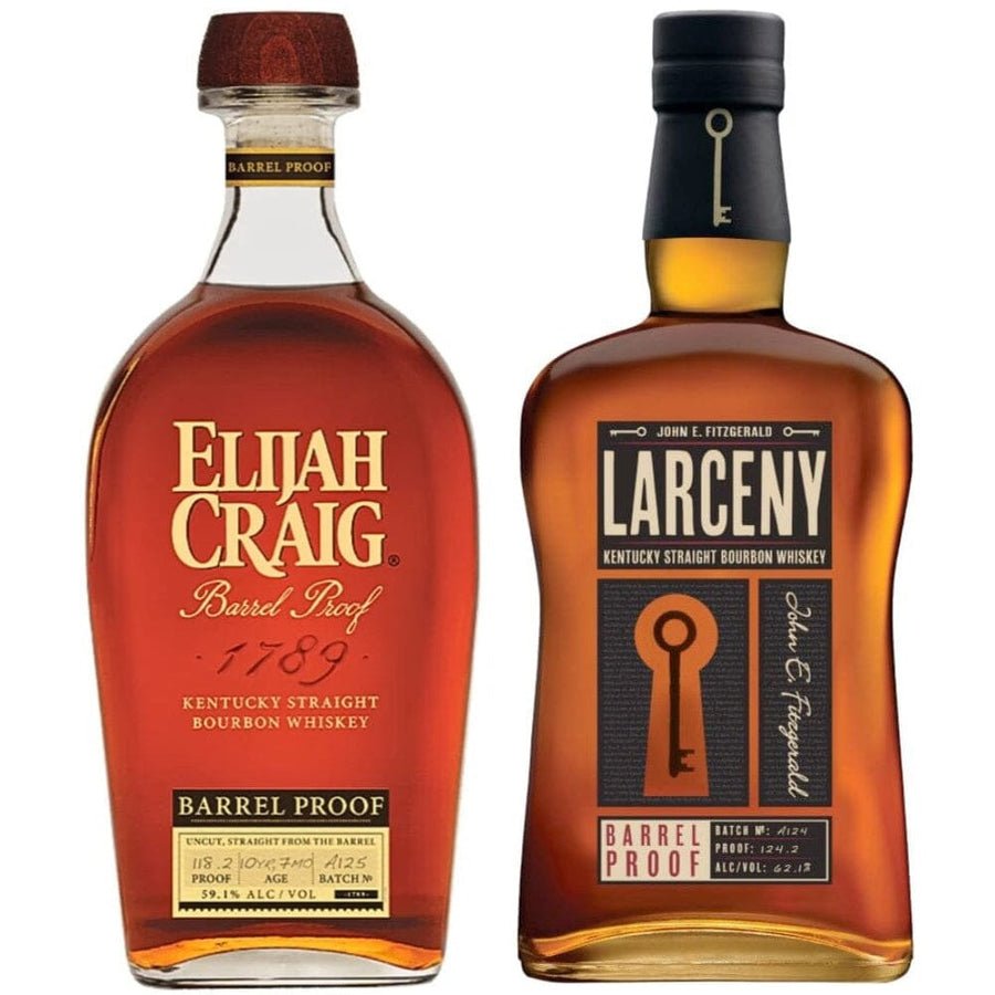 Elijah Craig & Larceny Barrel Proof Batch #A125 Bundle Bourbon Heaven Hill Distillery
