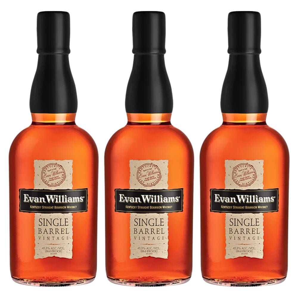 Evan Williams Single Barrel Vintage Bourbon 3pk Bourbon Evan Williams
