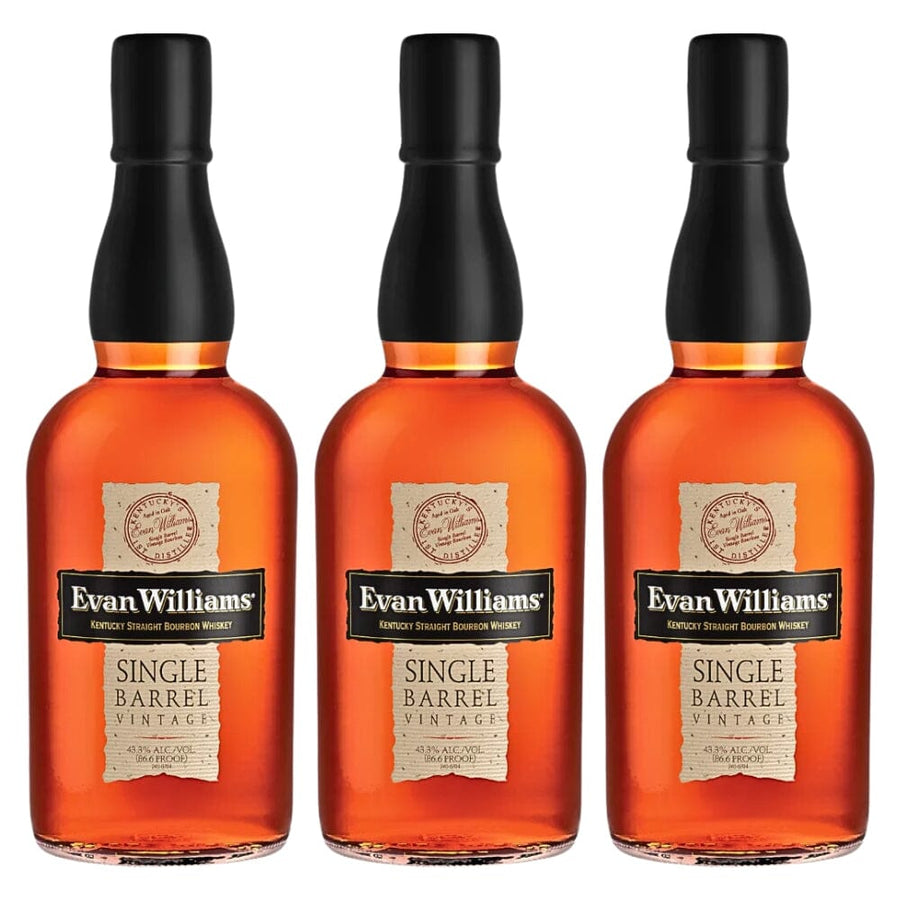Evan Williams Single Barrel Vintage Bourbon 3pk Bourbon Evan Williams