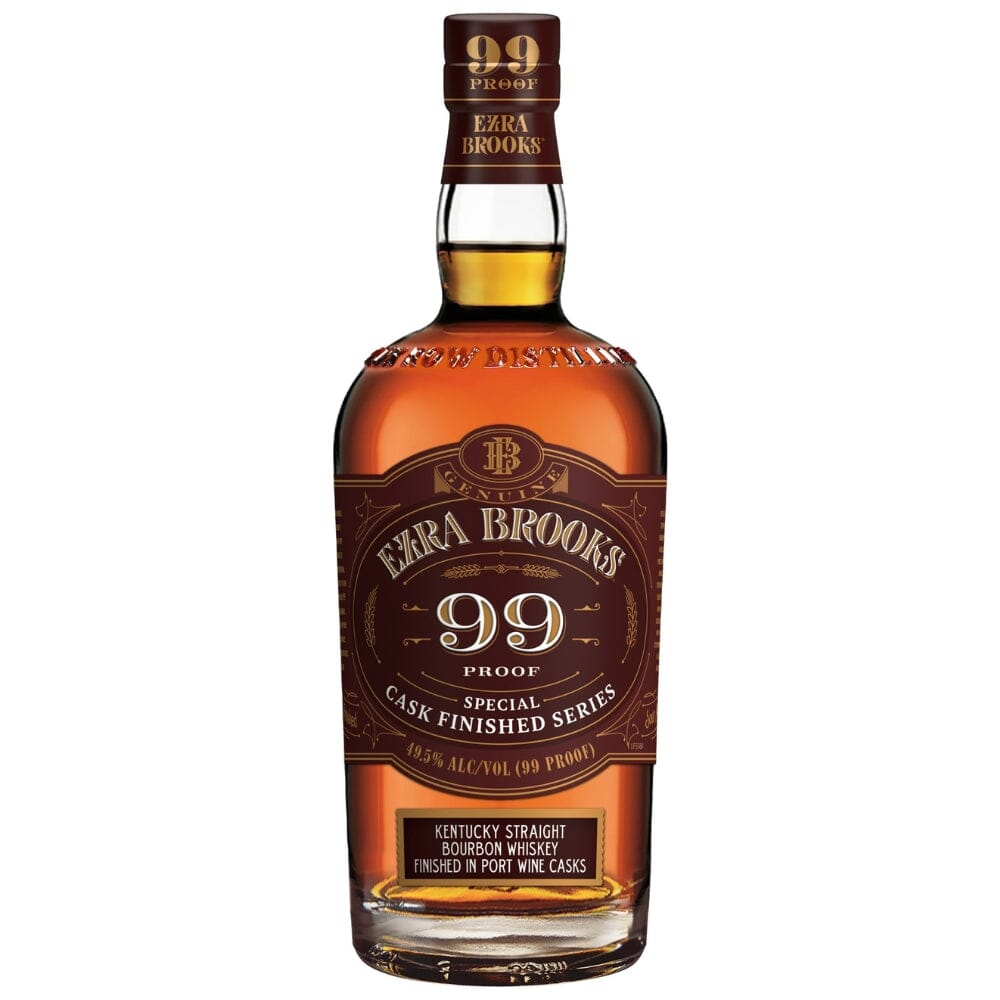 Ezra Brooks 99 Proof Bourbon Finished in Port Wine Casks Bourbon Ezra Brooks