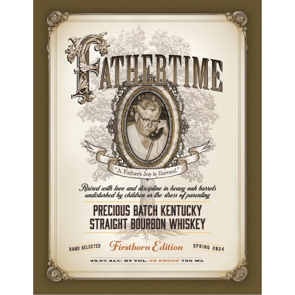 Fathertime Firstborn Edition Bourbon By Jim Gaffigan Bourbon Fathertime