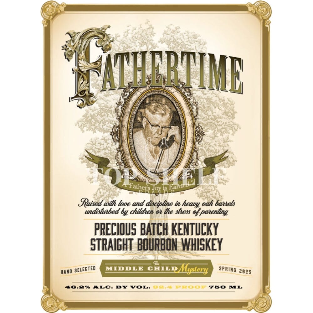 Fathertime Middle Child Mystery Bourbon by Jim Gaffigan Bourbon Fathertime