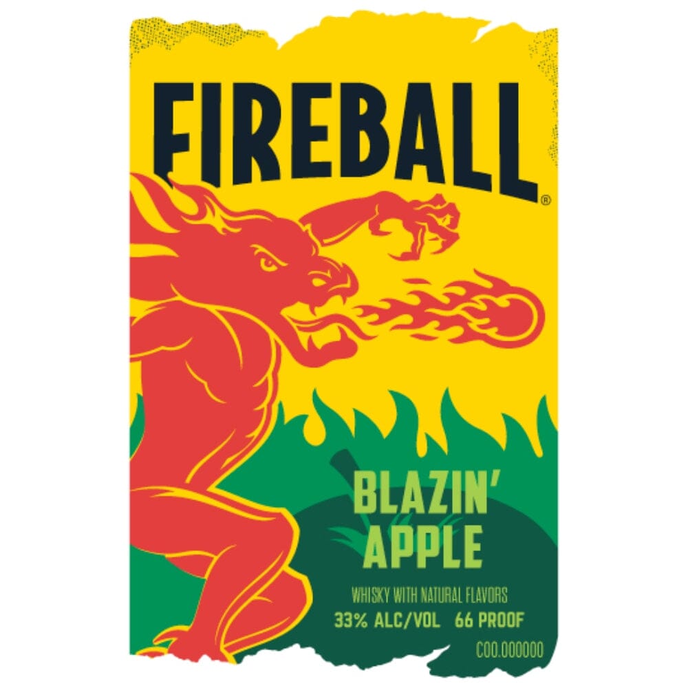 Fireball Blazin’ Apple 50ml Flavored Whiskey Fireball