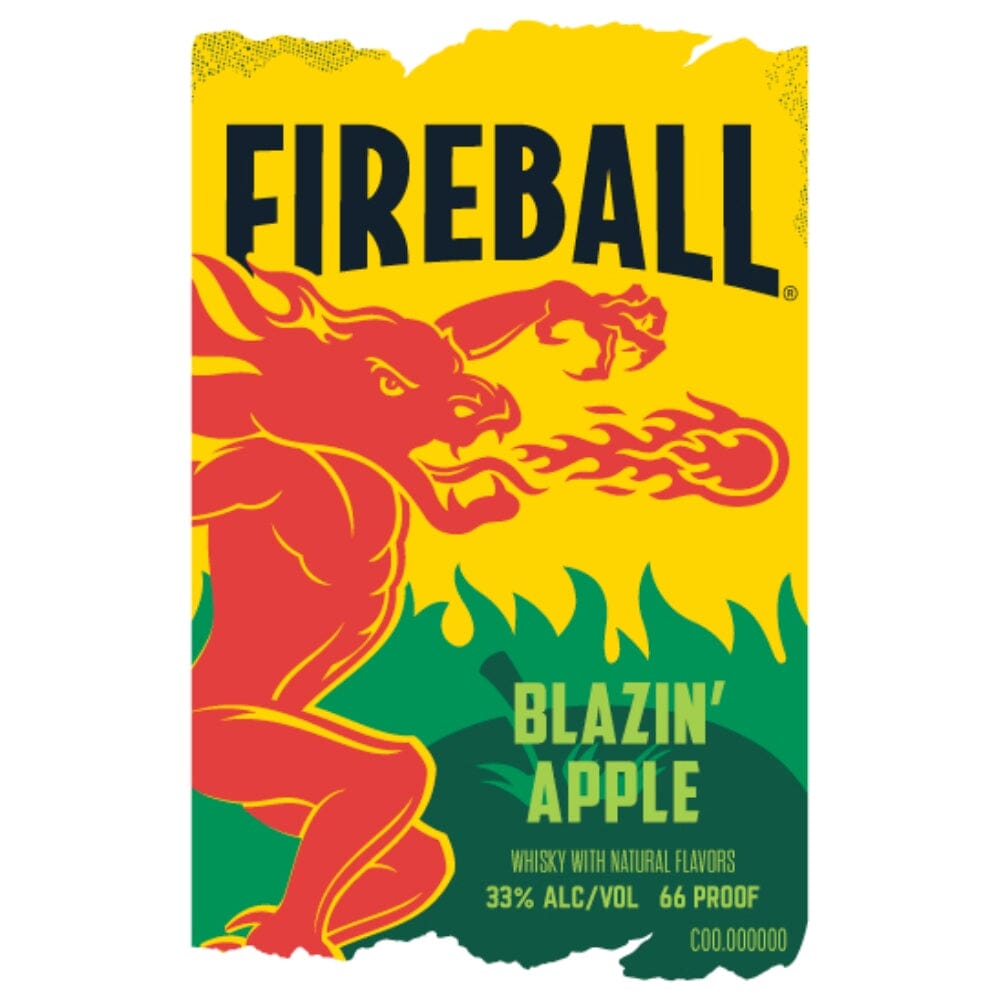 Fireball Blazin’ Apple Flavored Whiskey Fireball 