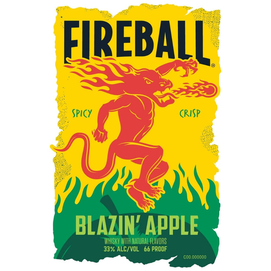 Fireball Blazin’ Apple Flavored Whiskey Fireball