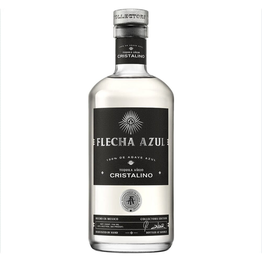 Flecha Azul Cristalino Anejo Tequila By Mark Wahlberg Tequila Flecha Azul Tequila