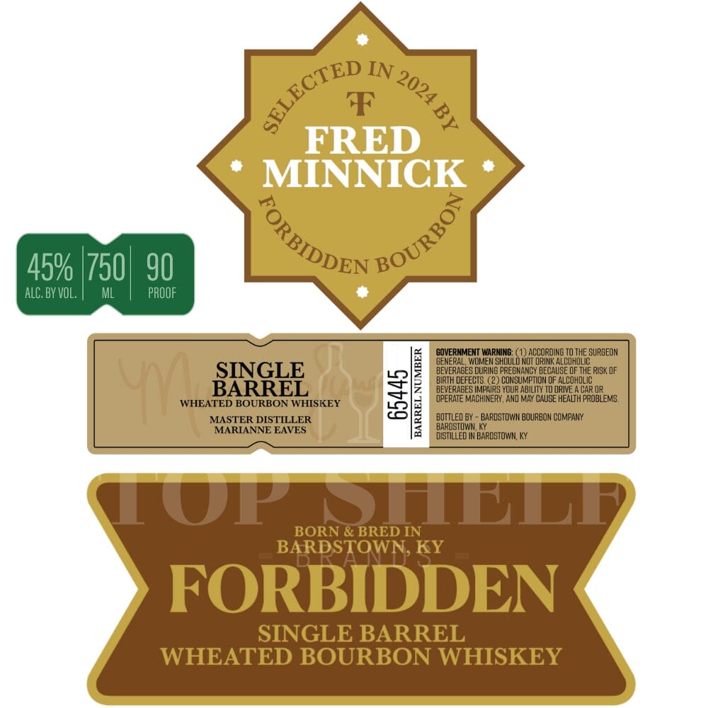 Forbidden Bourbon Selected By Fred Minnick Bourbon Forbidden Bourbon