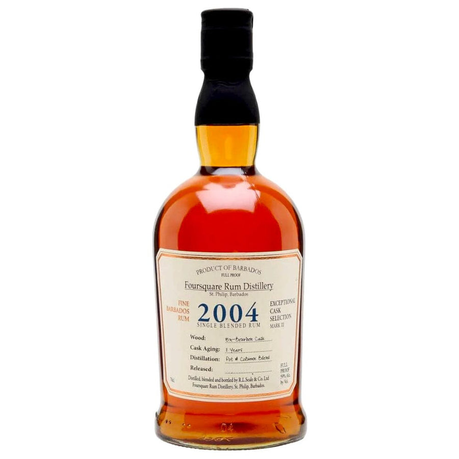 Foursquare 2004 Single Blended Rum Rum Foursquare Rum Distillery