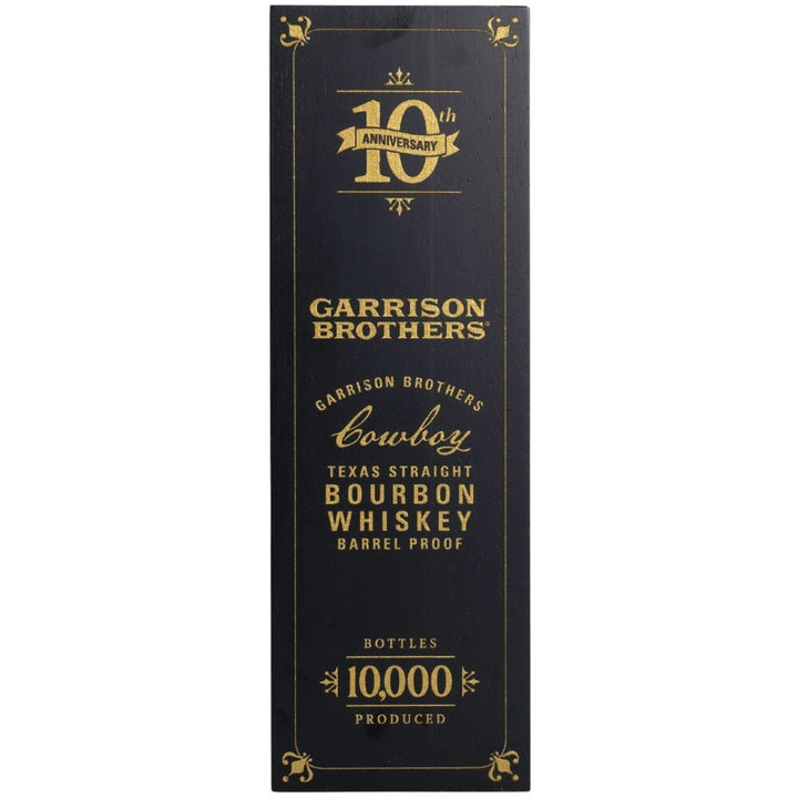 Garrison Brothers Cowboy Bourbon 10th Anniversary Edition Bourbon Garrison Brothers